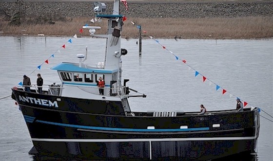 The Van Dorien, built by Hansen Boat Co